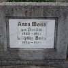 Weiss Wilhelm 1894-1972 Paulini Anna 1900-1967 Grabstein
